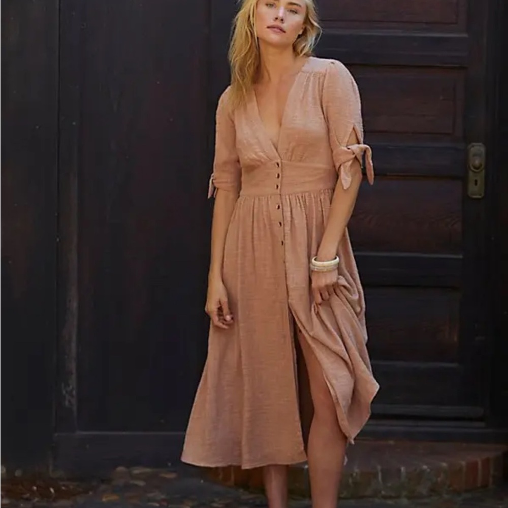 Free People Love Of My Life MIDI Dress NWT